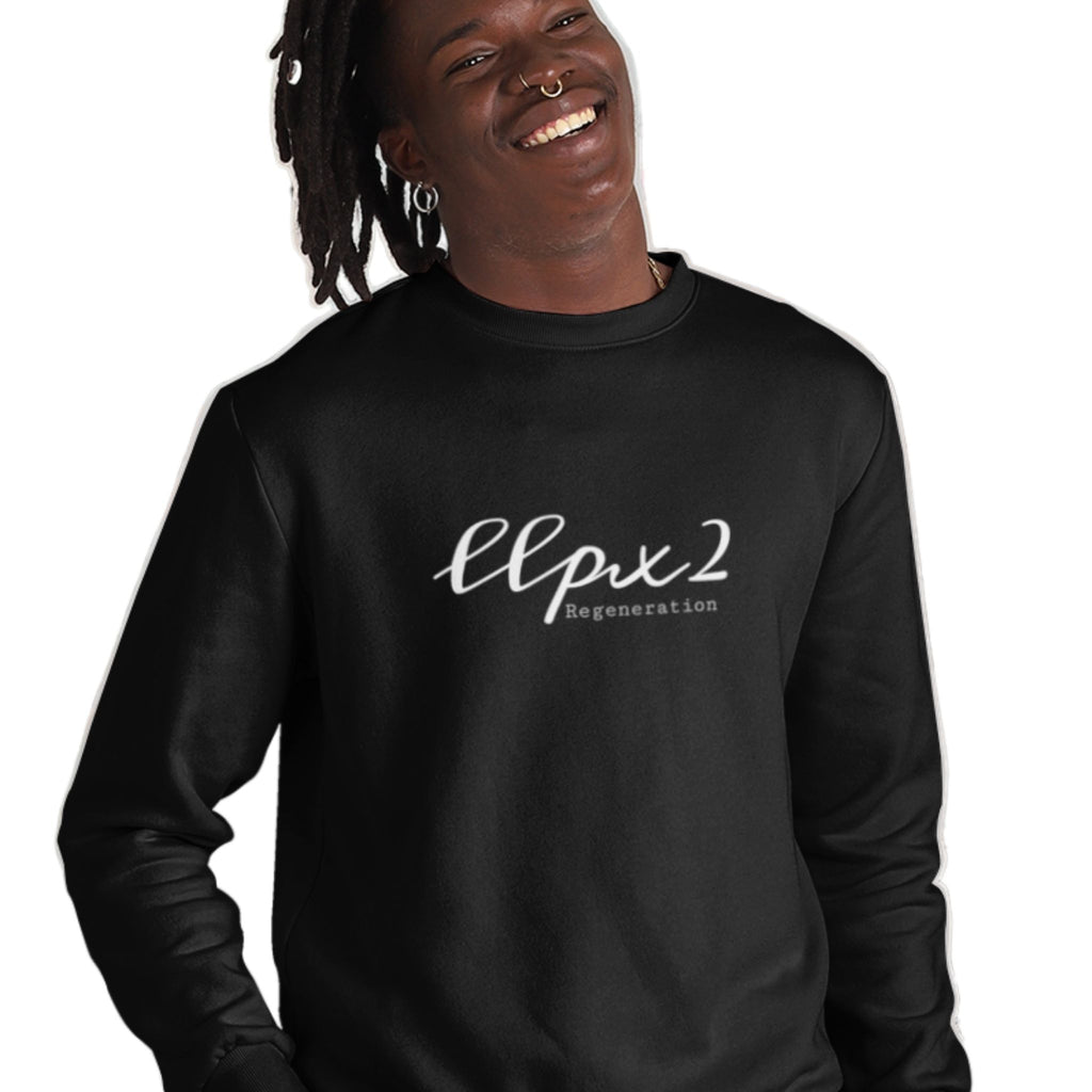 llpx2 logo crew neck Sweatshirt( white letters)