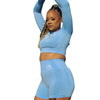 Black - 5 Piece Women's Active Wear Set