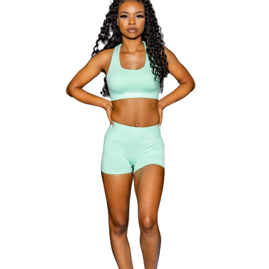 Mint Green- 5 Piece Women's Active Wear Set