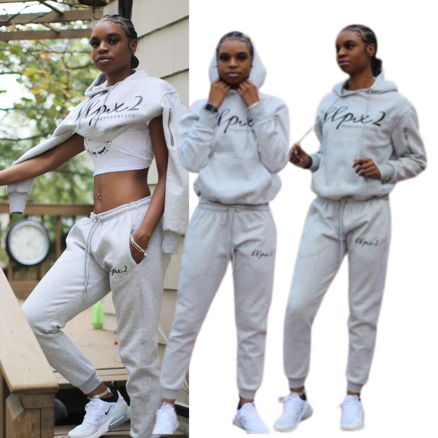 2 piece cotton track suit